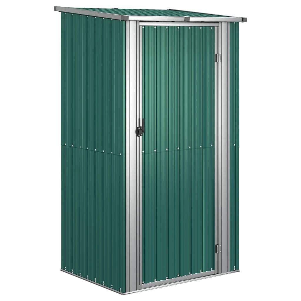 Vidaxl - Abri de jardin vert 118,5 x 97 x 209,5 cm Acier galvanisé 2.1m² vidaXL 150899 - Image 2