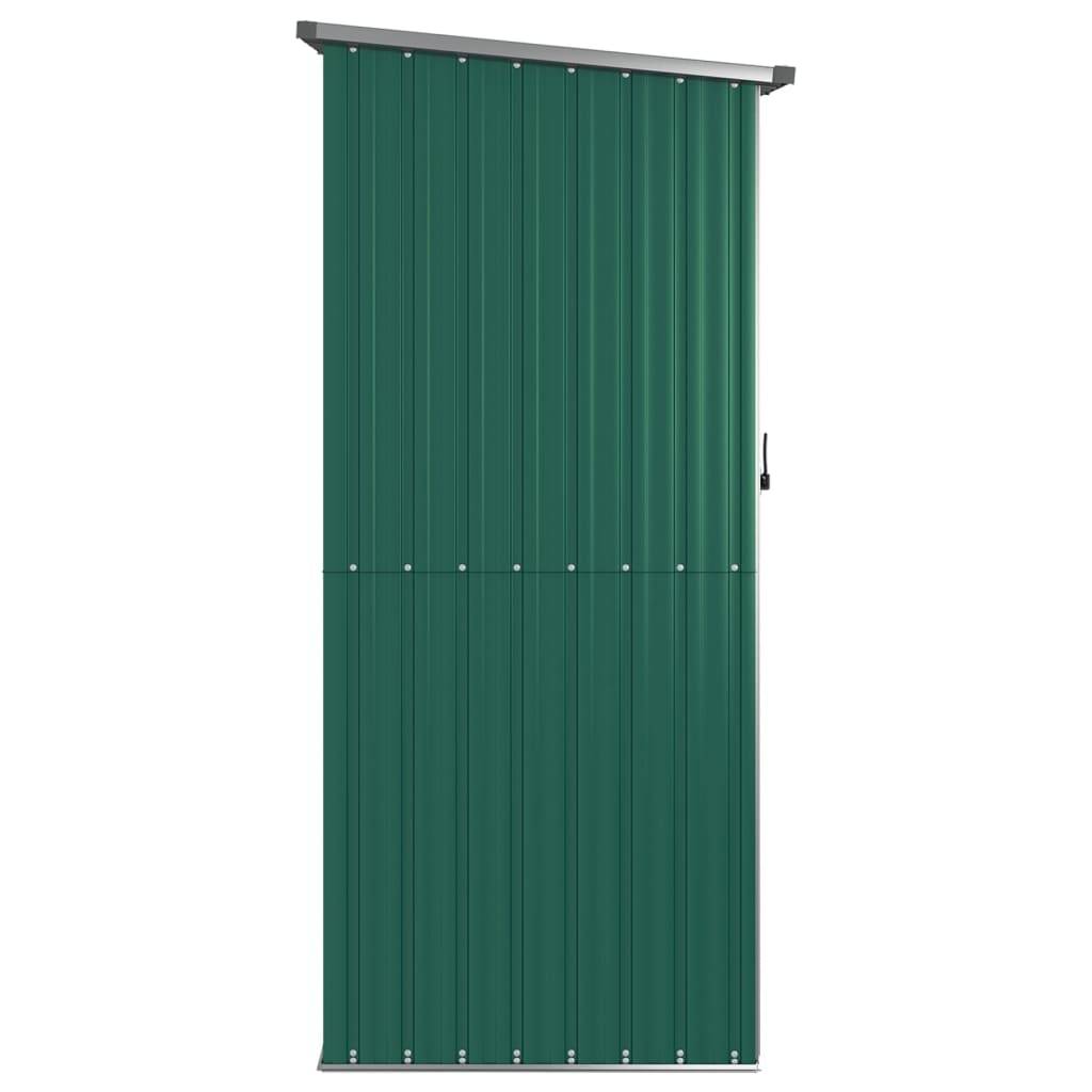 Vidaxl - Abri de jardin vert 118,5 x 97 x 209,5 cm Acier galvanisé 2.1m² vidaXL 150899 - Image 6