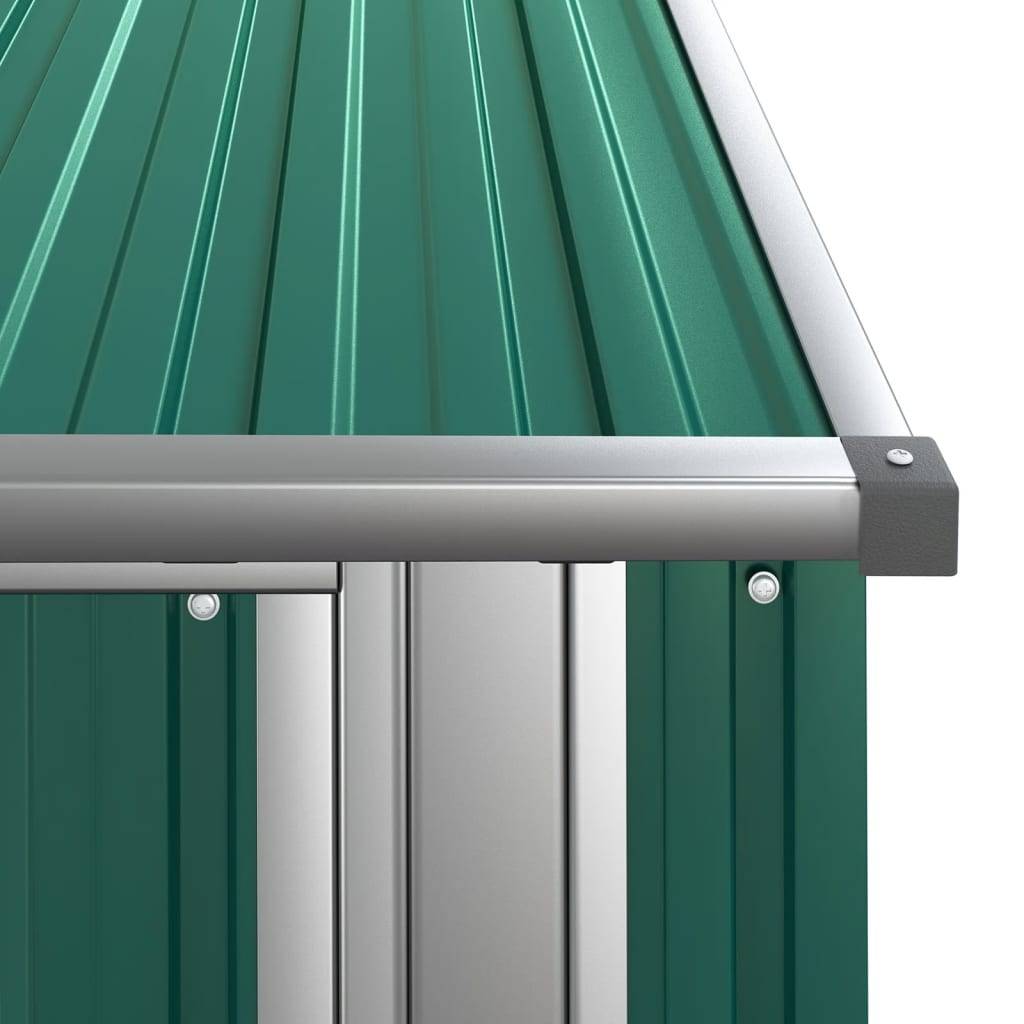 Vidaxl - Abri de jardin vert 118,5 x 97 x 209,5 cm Acier galvanisé vidaXL 150899 - Image 5