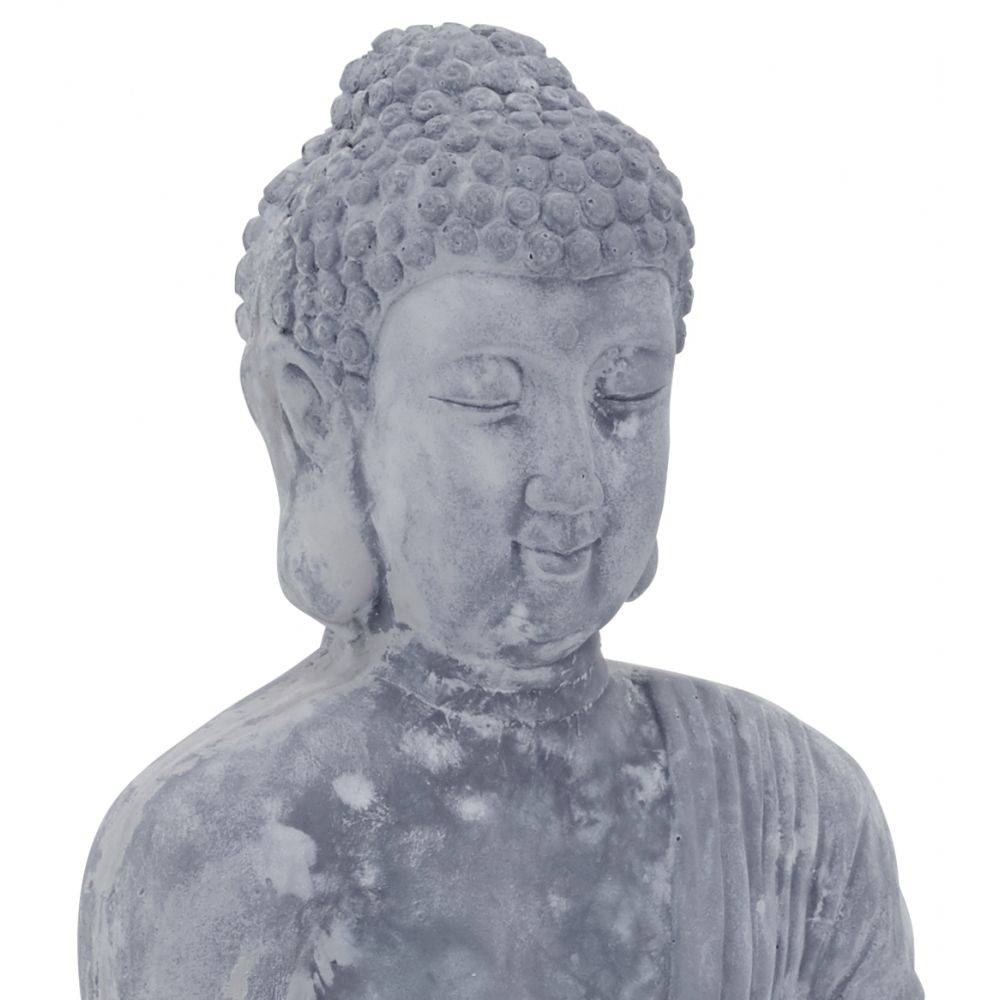 Aubry Gaspard - Bouddha assis fibre de ciment - Image 4