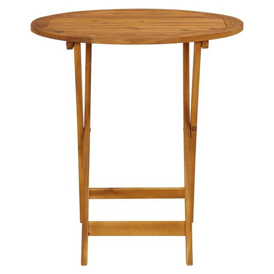 Maison Chic - Ensemble de bistro 3 pcs | Mobilier d'extérieur bleu et blanc tissu et bois massif Maison Chic - Image 6