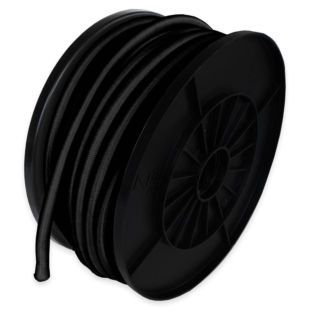 Tecplast - Sandow élastique Noir 40 mètres 9SW - Qualité PRO - Tendeur pour bâche de diamètre 9 mm TECPLAST - Image 1