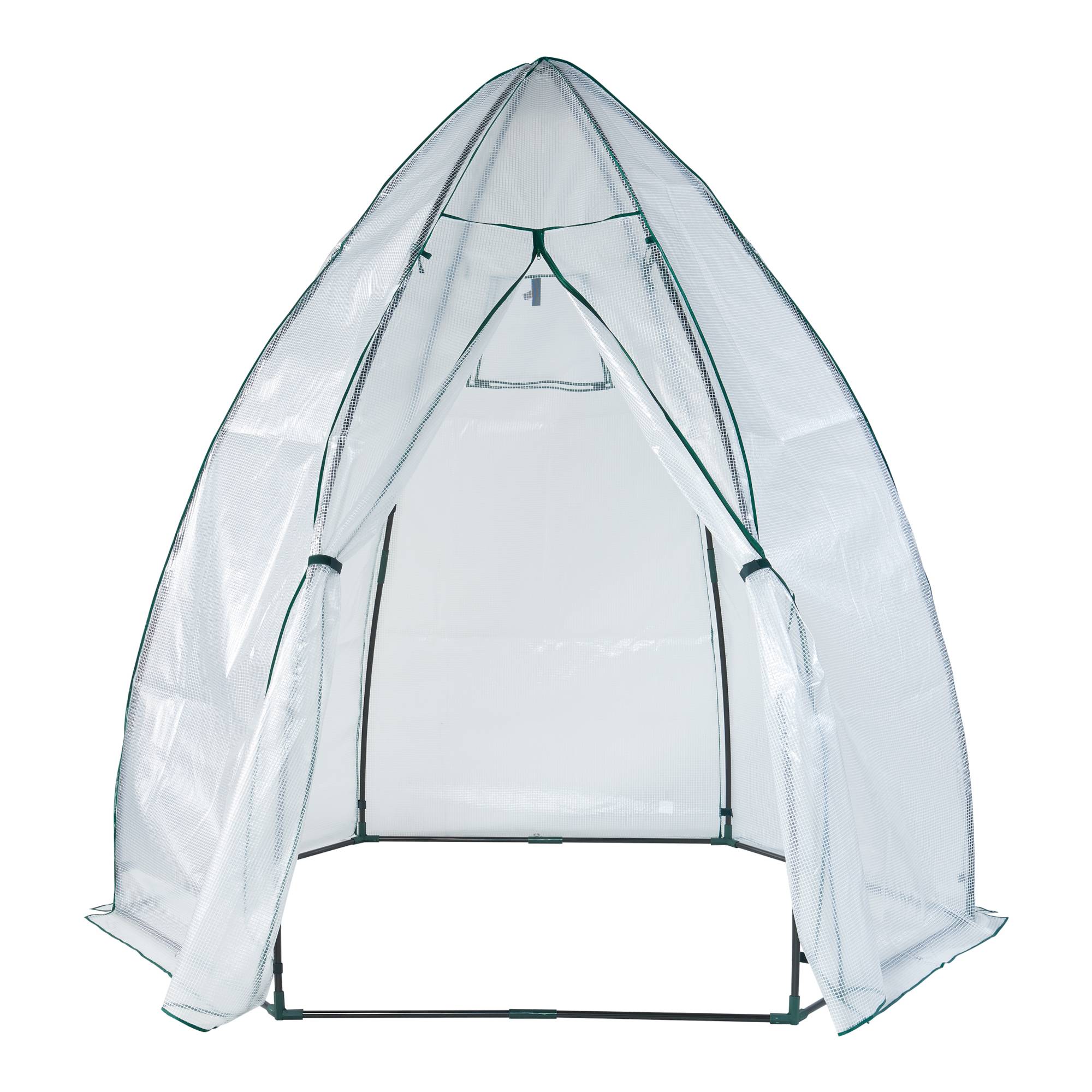 Serre de jardin Hunze 200 x 240 cm blanc vert [en.casa] - Image 5