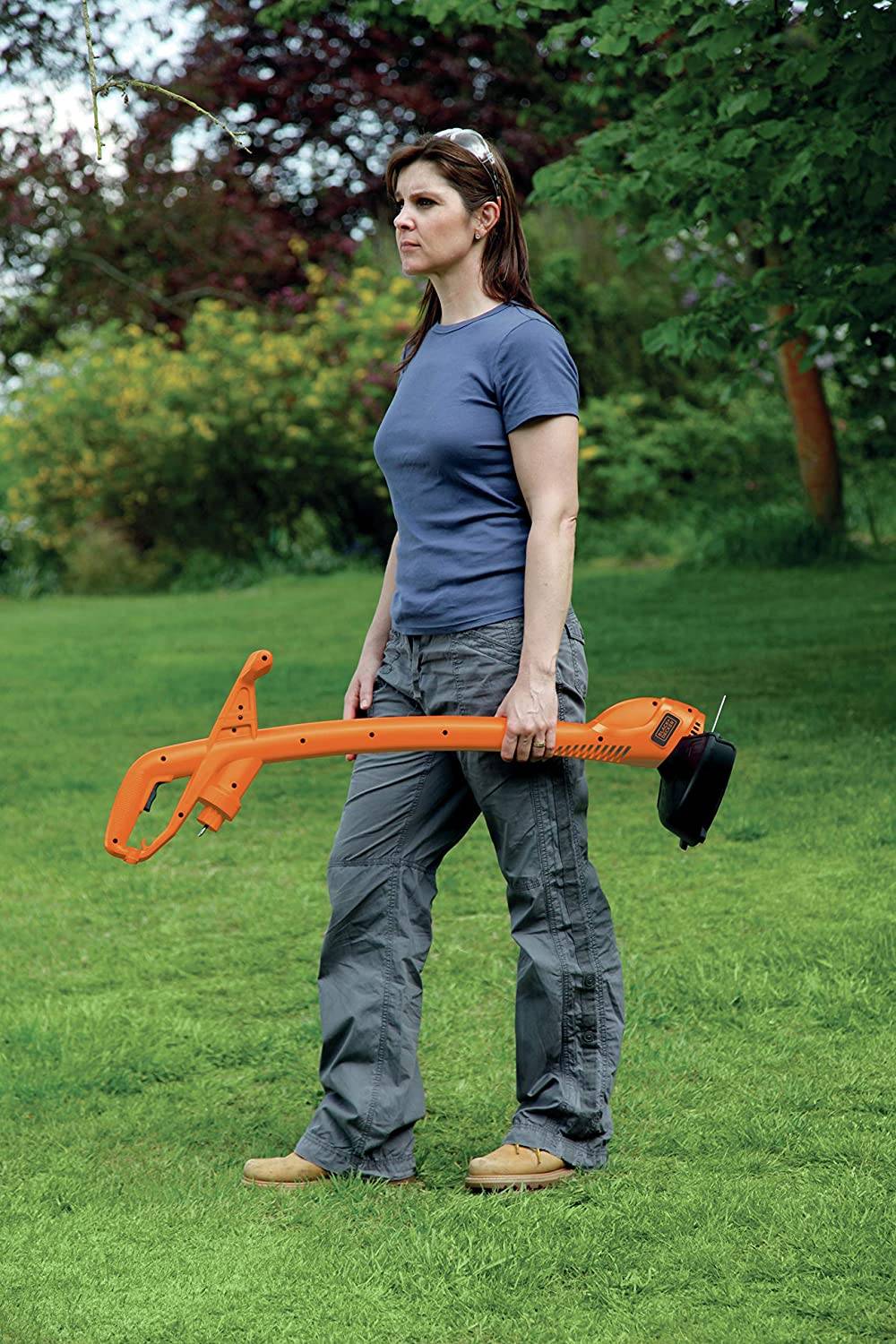 BLACK+DECKER Coupe-bordure électrique filaire 350W, 2 poignées, très léger GL360-QS - Image 3