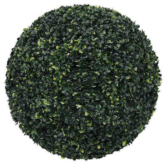 Boules de buis artificielles polyéthylène vert 52 x 52 x 52 cm, poids:4.75kg - PANGIVO - Image 2