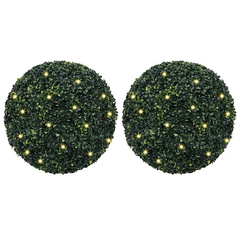 Boules de buis artificielles polyéthylène vert 52 x 52 x 52 cm, poids:4.75kg - PANGIVO - Image 1