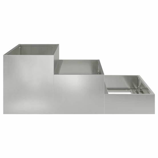 Jardinière Carrée Acier Galvanisé Potager Surélevé Jardin Argent 90cm – ComfortXL Outdoor Living - Image 7