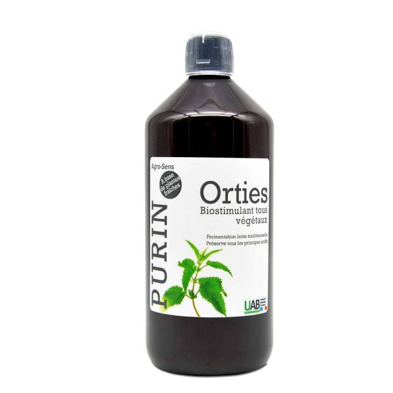 Purin d'orties concentré à base d'orties fraîches - 1 Litre