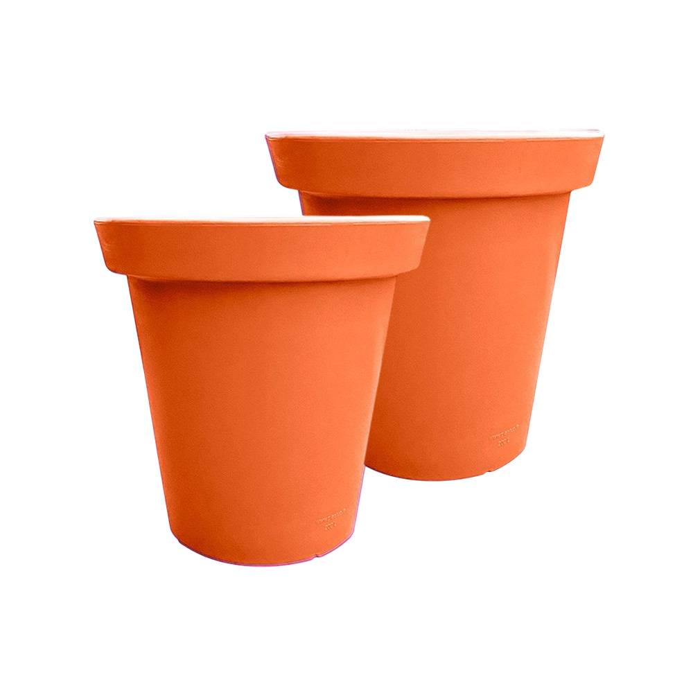 Plast'Up Rotomoulage - Pot de fleurs rond xxl delight 75l- lot de 2 - Image 1
