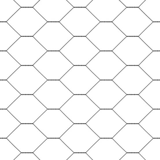 Clôture hexagonale PVC Gris 10 x 0.5 m, Poids :1.1kg - PANGIVO - Image 7