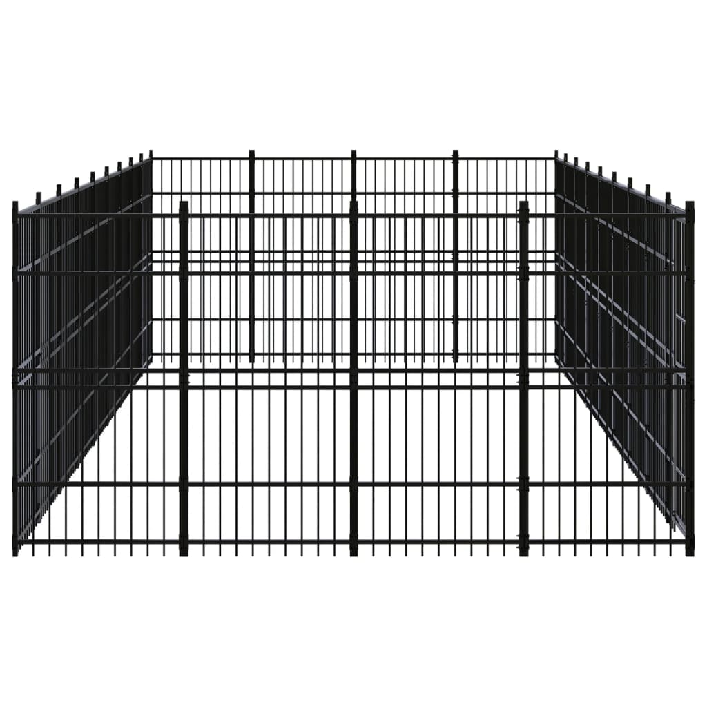 Vidaxl - Chenil D'Extérieur Pour Chiens Acier 33,18 M² - vidaXL - Image 3