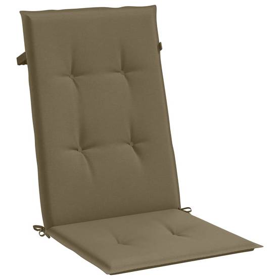 PANGIVO - Coussins de chaise à dossier haut polyester taupe mélangé 120 x 50 x 4 cm, poids:5.15kg - PANGIVO - Image 5