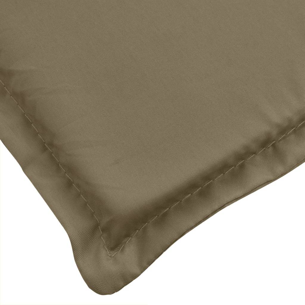 PANGIVO - Coussins de chaise à dossier haut polyester taupe mélangé 120 x 50 x 4 cm, poids:5.15kg - PANGIVO - Image 9
