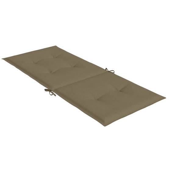 PANGIVO - Coussins de chaise à dossier haut polyester taupe mélangé 120 x 50 x 4 cm, poids:5.15kg - PANGIVO - Image 6