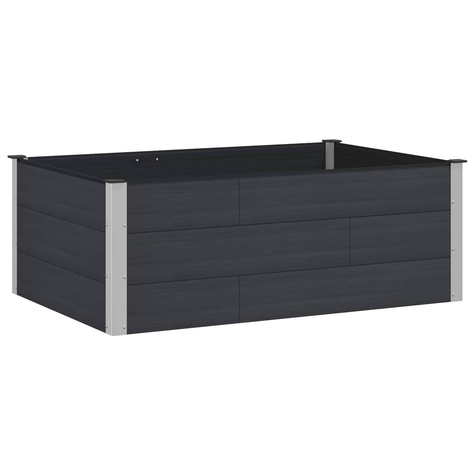 Prolenta Premium - Jardinière aluminium noir 150 x 100 x 54 cm - Prolenta premium p3170.6 - Image 2