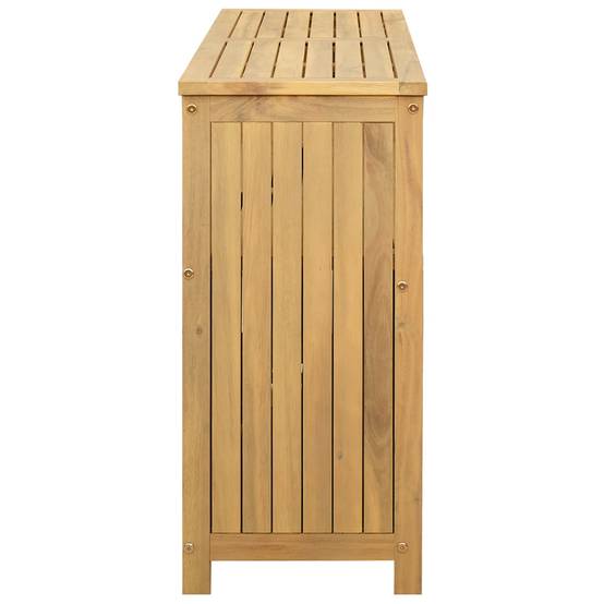 Table console jardin bois acacia clair 110 x 35 x 75 cm - PANGIVO - Image 6