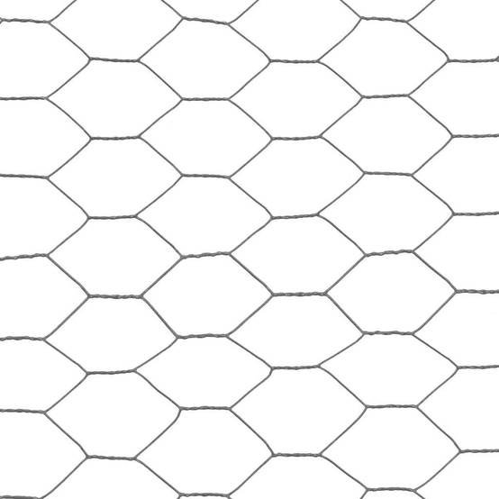 Grillage Élevage Acier PVC Clôture Souple Moyenne 25mm 25x1,2m Gris - ComfortXL Outdoor Living - Image 4