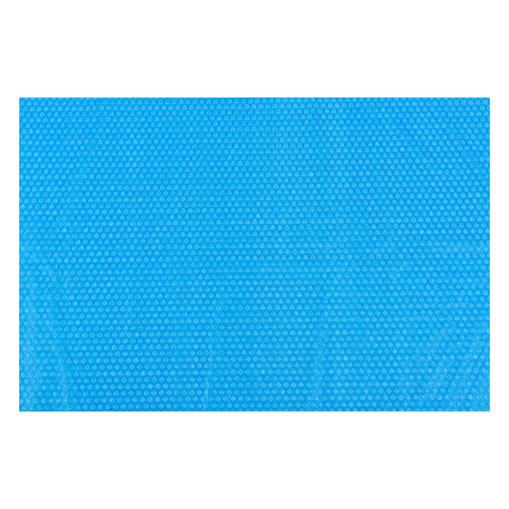 Bâche solaire de piscine à bulles polyéthylène 450 x 220 cm bleu - Image 2