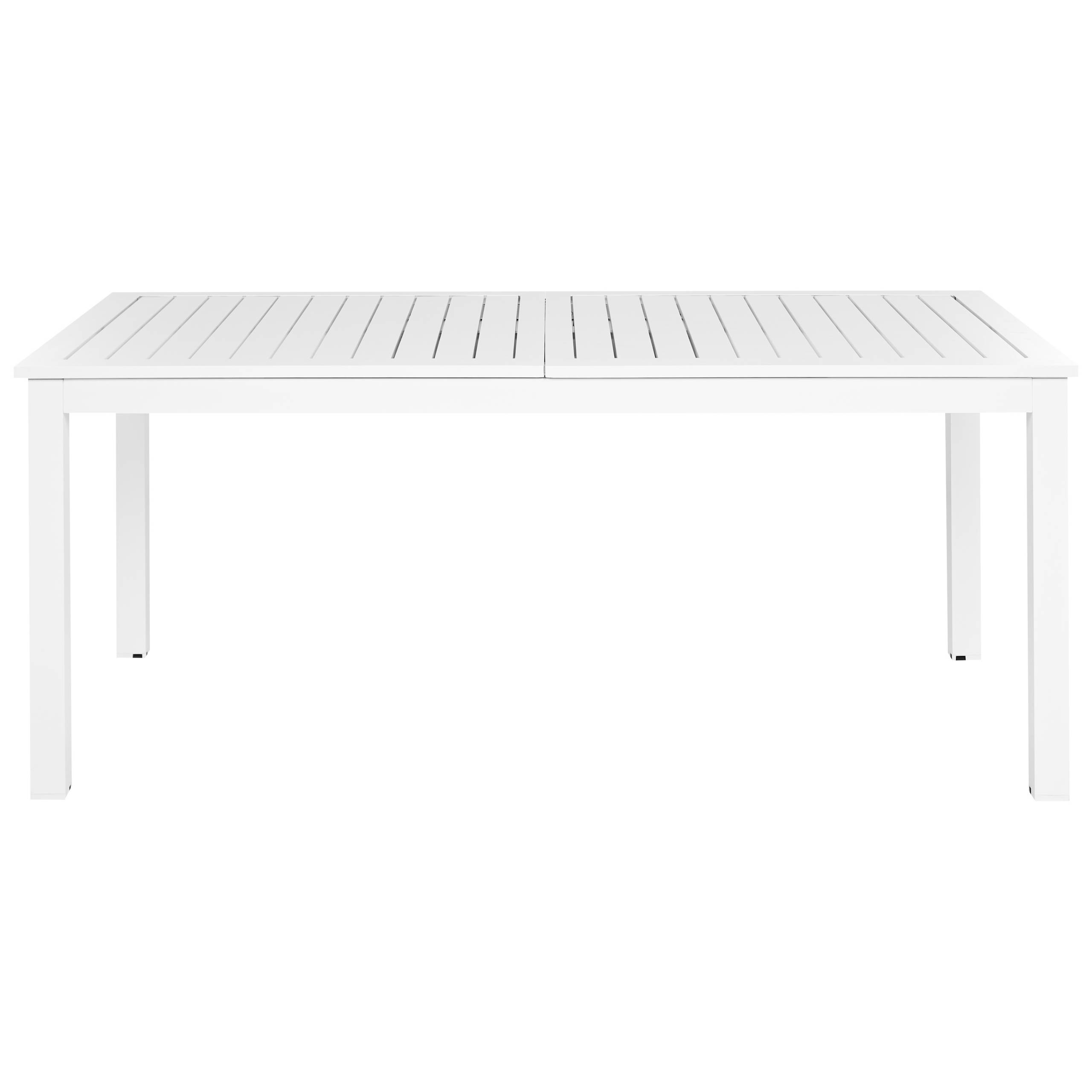 Beliani - Table de repas, 8 Personnes Aluminium Blanc SKALOMA - Beliani - Image 5