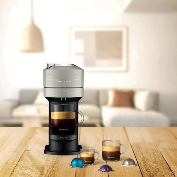 Machine a Cafe NESPRESSO KRUPS Vertuo Next  a Café, Cafetiere Espresso, Gris YY4298FD - Image 2