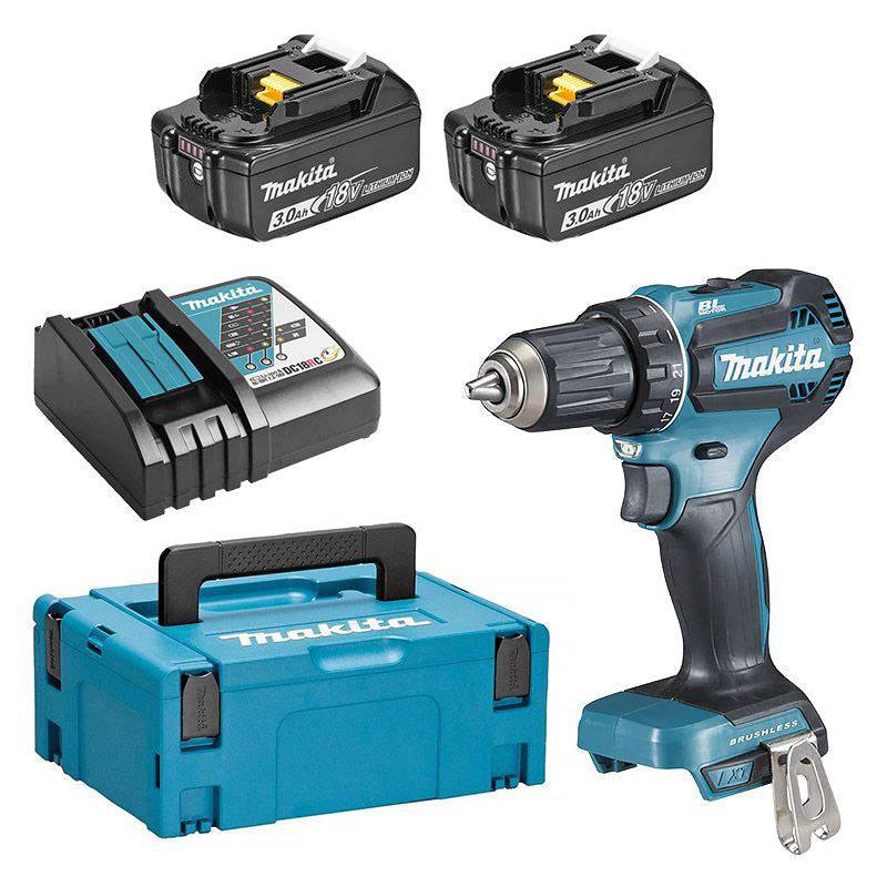 Perceuse visseuse MAKITA DDF485RFJ - 18V Li-Ion - Ø 13mm + 2 batteries 3Ah Makita - Image 1