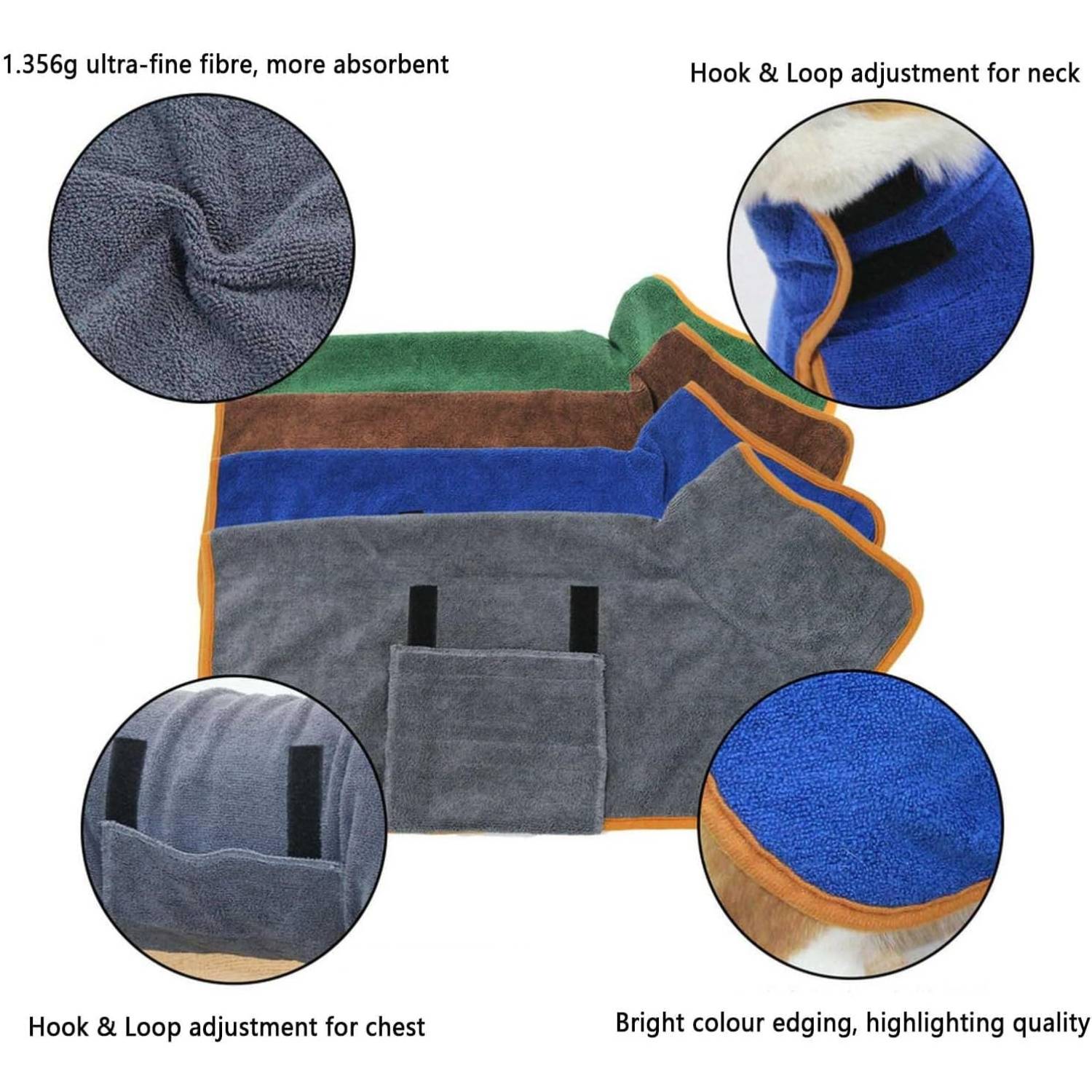 DtopbuyAge - Peignoir Séchant pour Chien - Séchage Rapide et Absorbant DtopbuyAge - Image 4