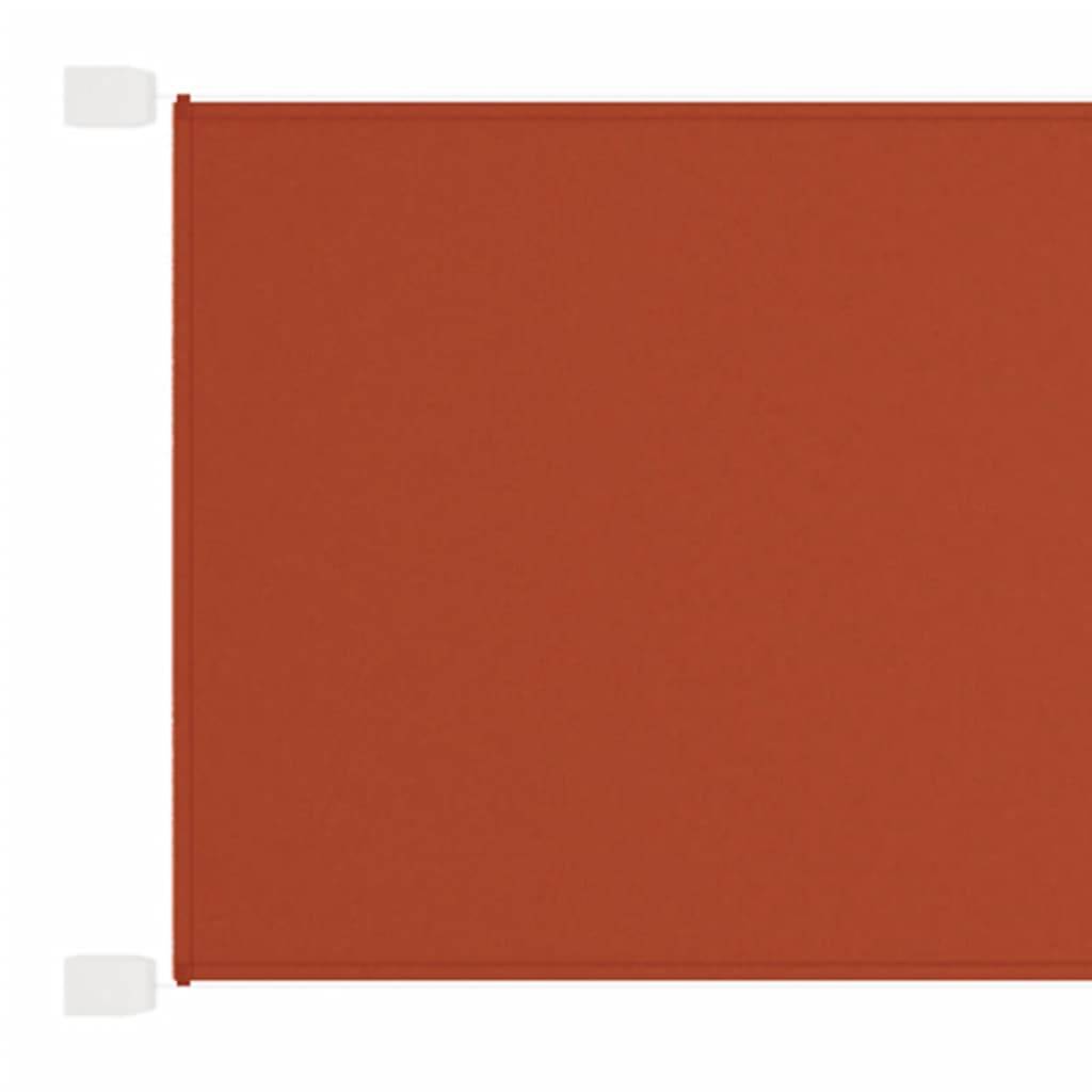 Helloshop26 - Auvent vertical 100x420 cm tissu oxford orange - Image 1