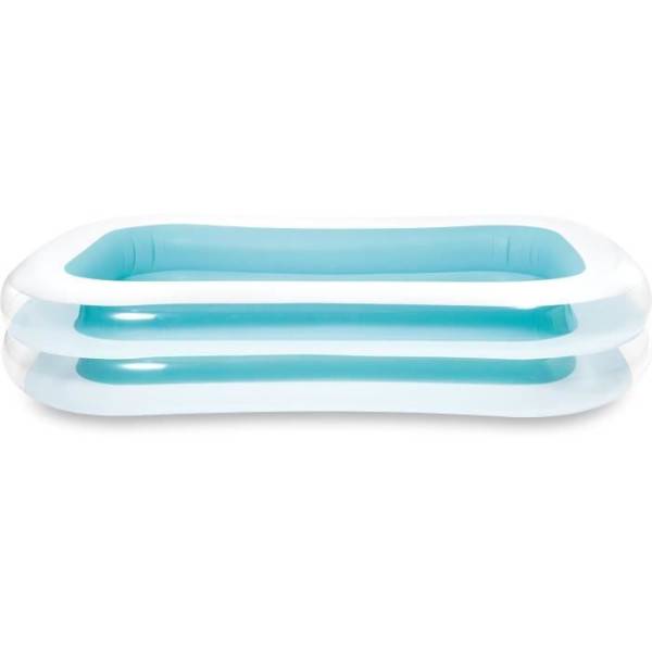 Intex - Piscine rectangulaire Family - Longueur 262 cm x Largeur 175 cm - Bleu et blanc - Intex - Image 3