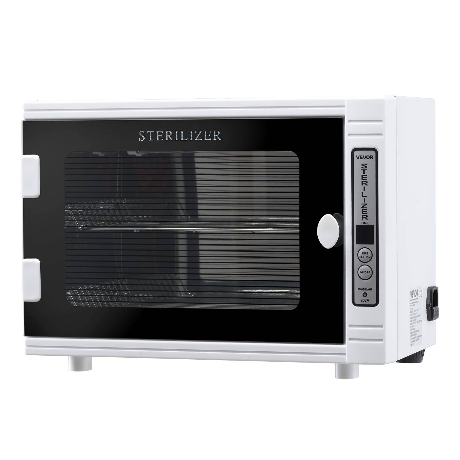 VEVOR Stérilisateur UV grande capacité 12L. Minuterie, longueur d'onde 185nm. Pour labo, maison, salon de beauté. - Image 9