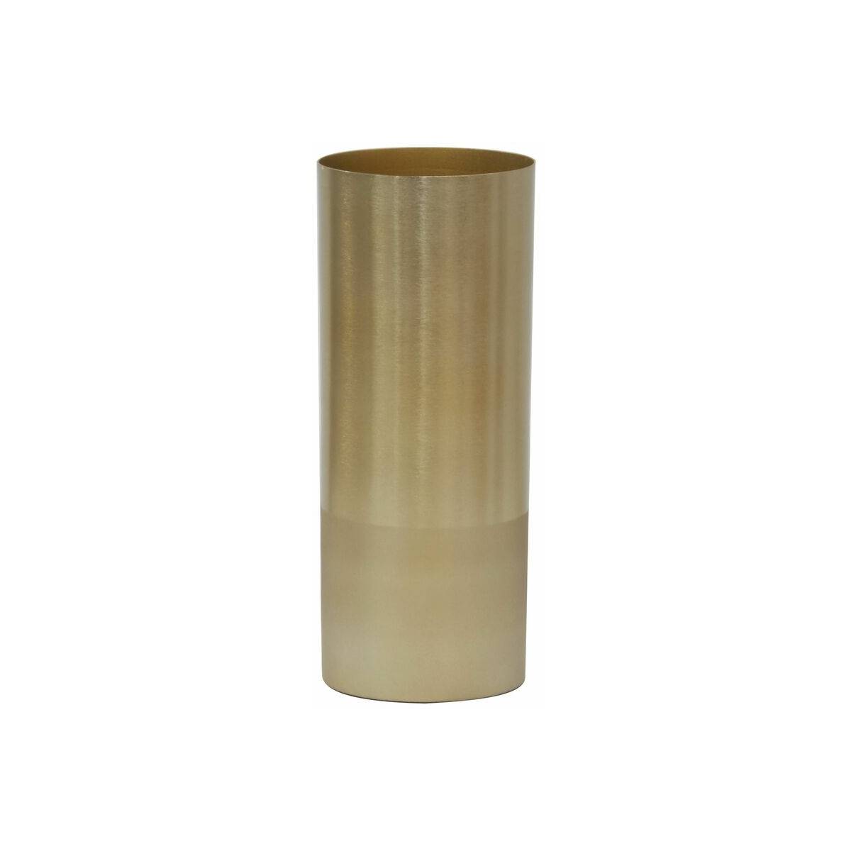 Aubry Gaspard - Vase cylindrique en métal doré Petit modèle - Image 1