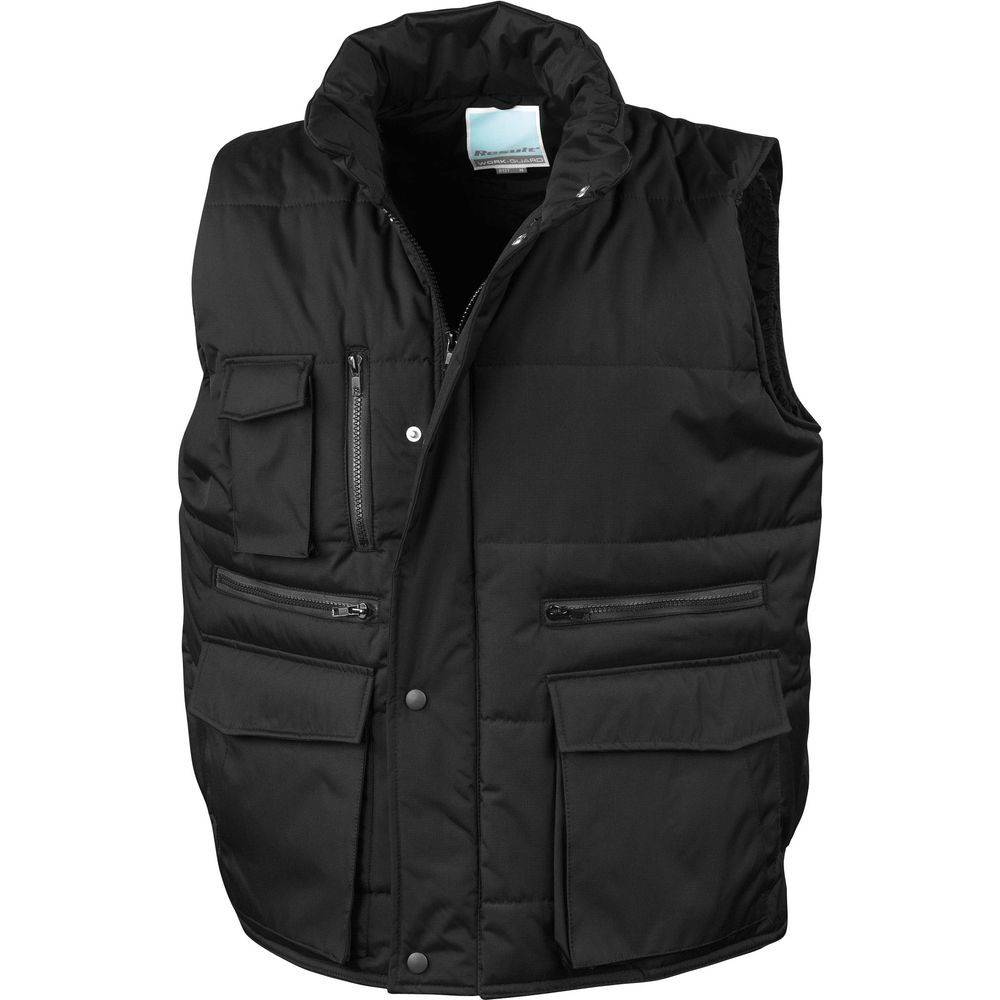 Gilet sans manches de travail matelassé Result Noir S