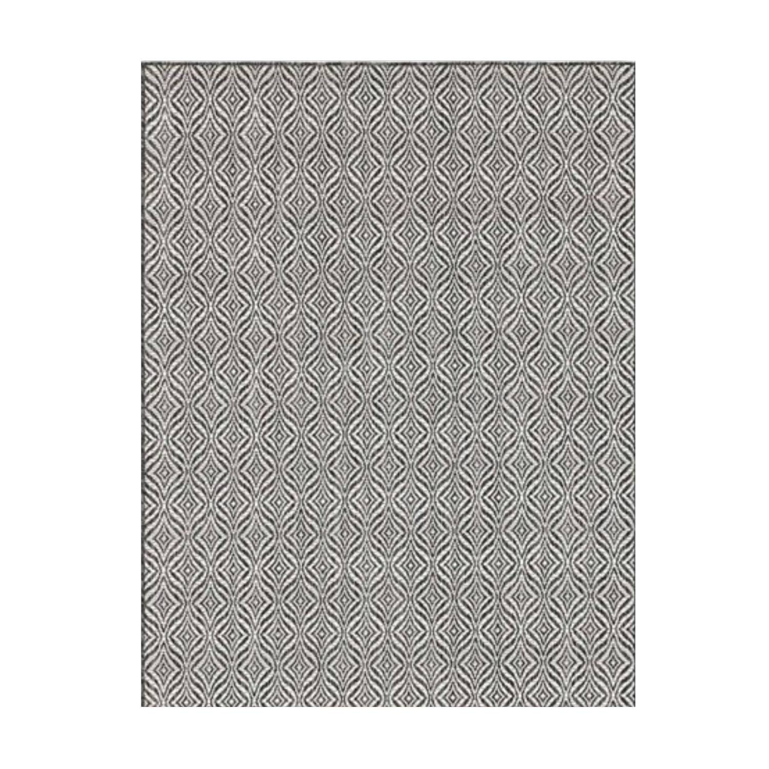 Autre - Tapis carré intérieur et extérieur noir 200x200cm - Image 1