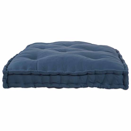 Grand coussin de sol en tissu pour canapé palette et salon détente Indigo 120x80 cm – ComfortXL Outdoor Living - Image 3