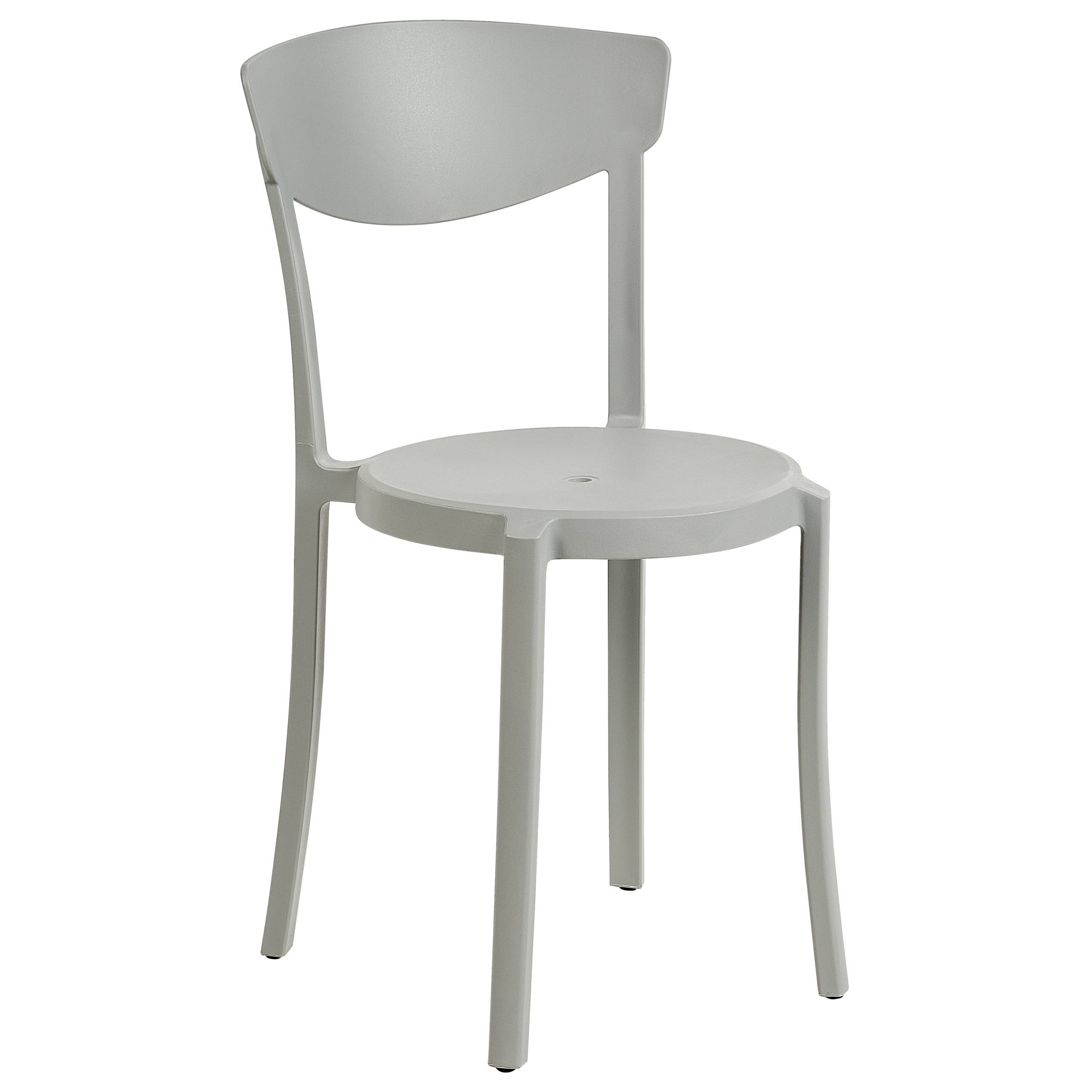 Beliani - Chaise de salle à manger Matière synthétique Gris clair VIESTE Beliani - Image 3