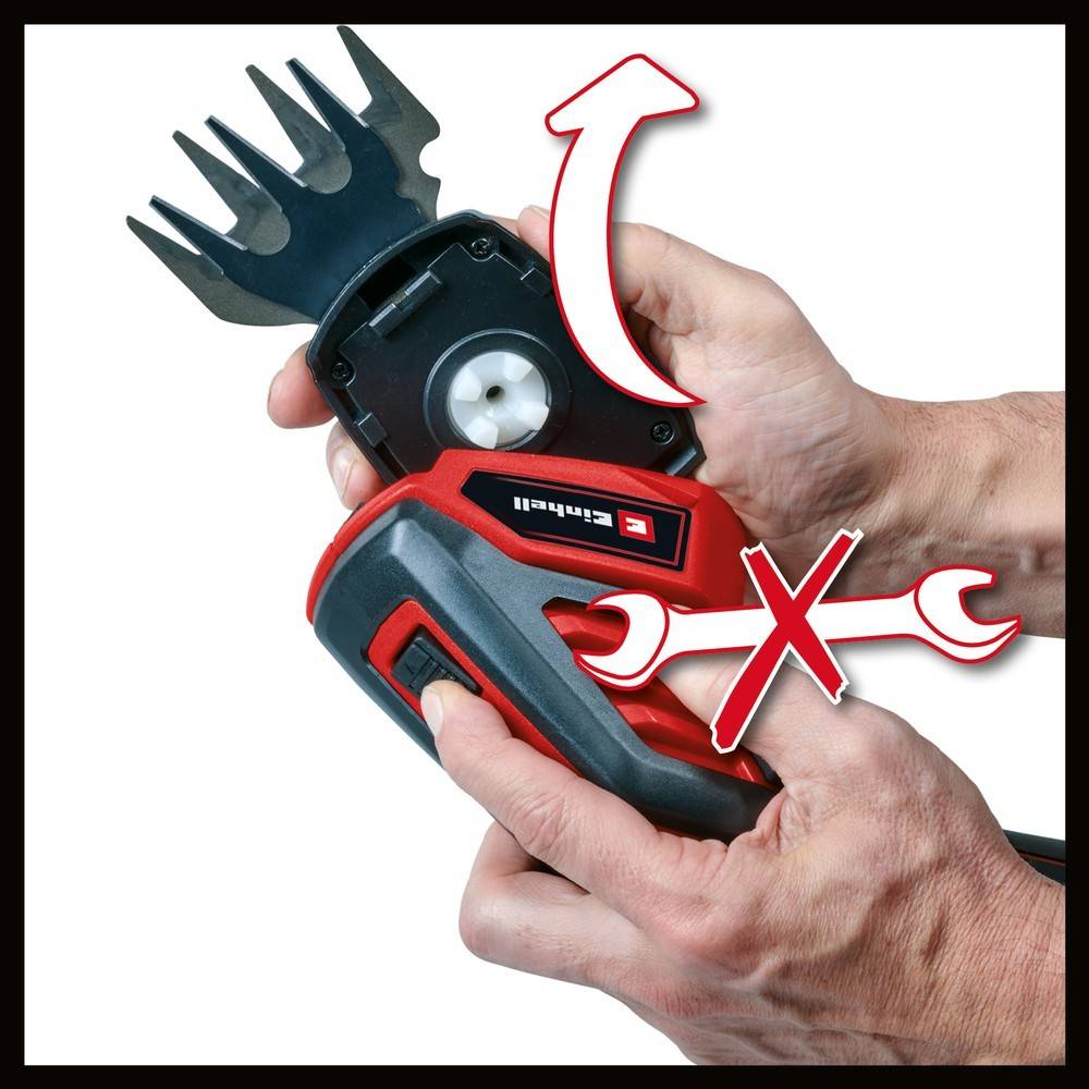 Einhell - Cisaille à gazon et taille-buissons sans fil GC-CG 3,6/70 Li WT Einhell - Image 3