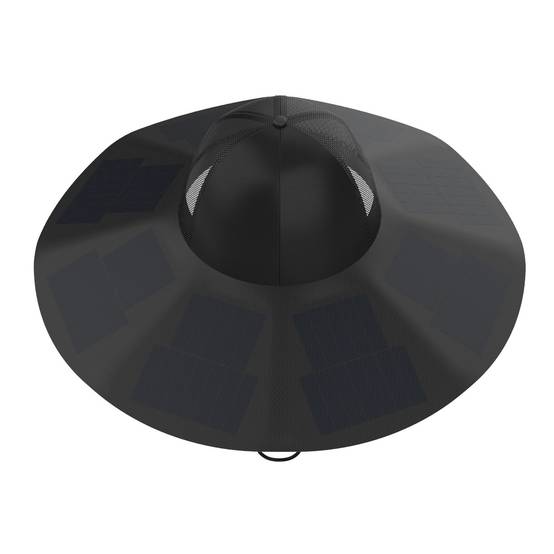 CHAPEAU SOLAIRE ECOFLOW - CONNECTIQUES USB INTEGRÉES POUR RECHARGE MOBILE - Image 4