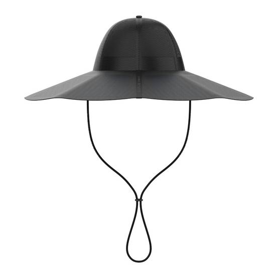 CHAPEAU SOLAIRE ECOFLOW - CONNECTIQUES USB INTEGRÉES POUR RECHARGE MOBILE - Image 1