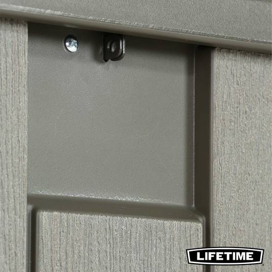Lifetime - Coffre de rangement d'exterieur résine verrouillable 567L LIFETIME #60215 - Image 7