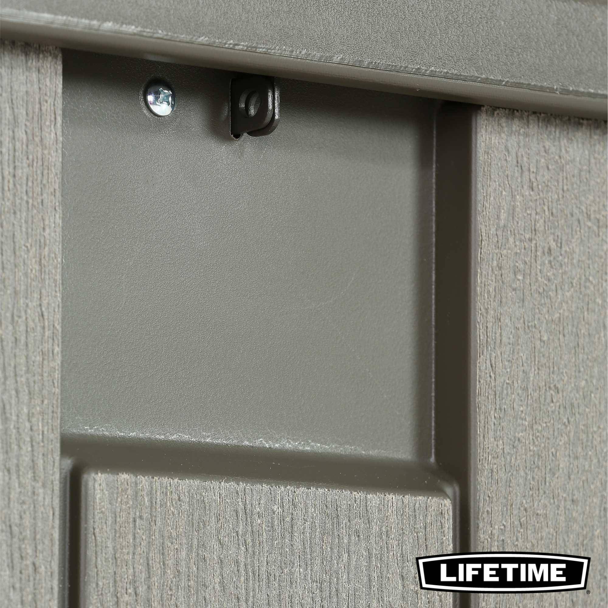 Lifetime - Coffre de rangement d'exterieur résine verrouillable 567L LIFETIME #60215 - Image 7