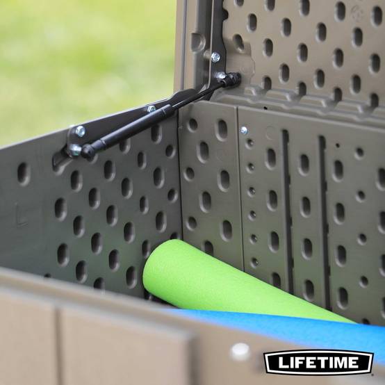 Lifetime - Coffre de rangement d'exterieur résine verrouillable 567L LIFETIME #60215 - Image 6