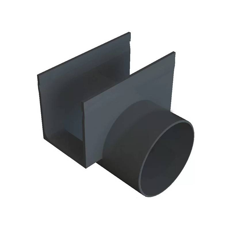 Accessoires pour caniveaux Slimline - ACO -         Sortie latérale de Ø 80 mm