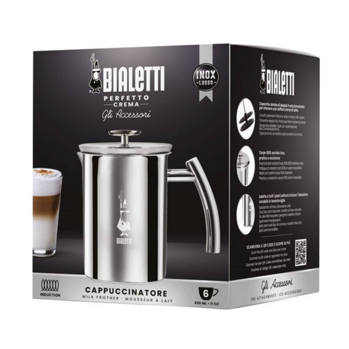 Emulsionneur à lait 330ml manuel 0003990 Bialetti - Image 2