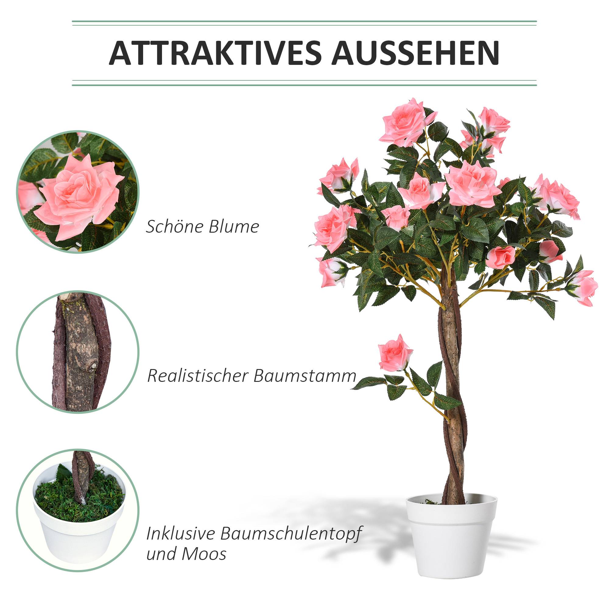 Sans Marque - Arbre artificiel, plante en pot ciment - Image 7