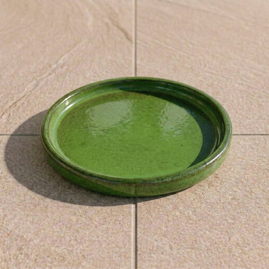 Provencelia - Soucoupe ronde 28cm vert profond - Image 1