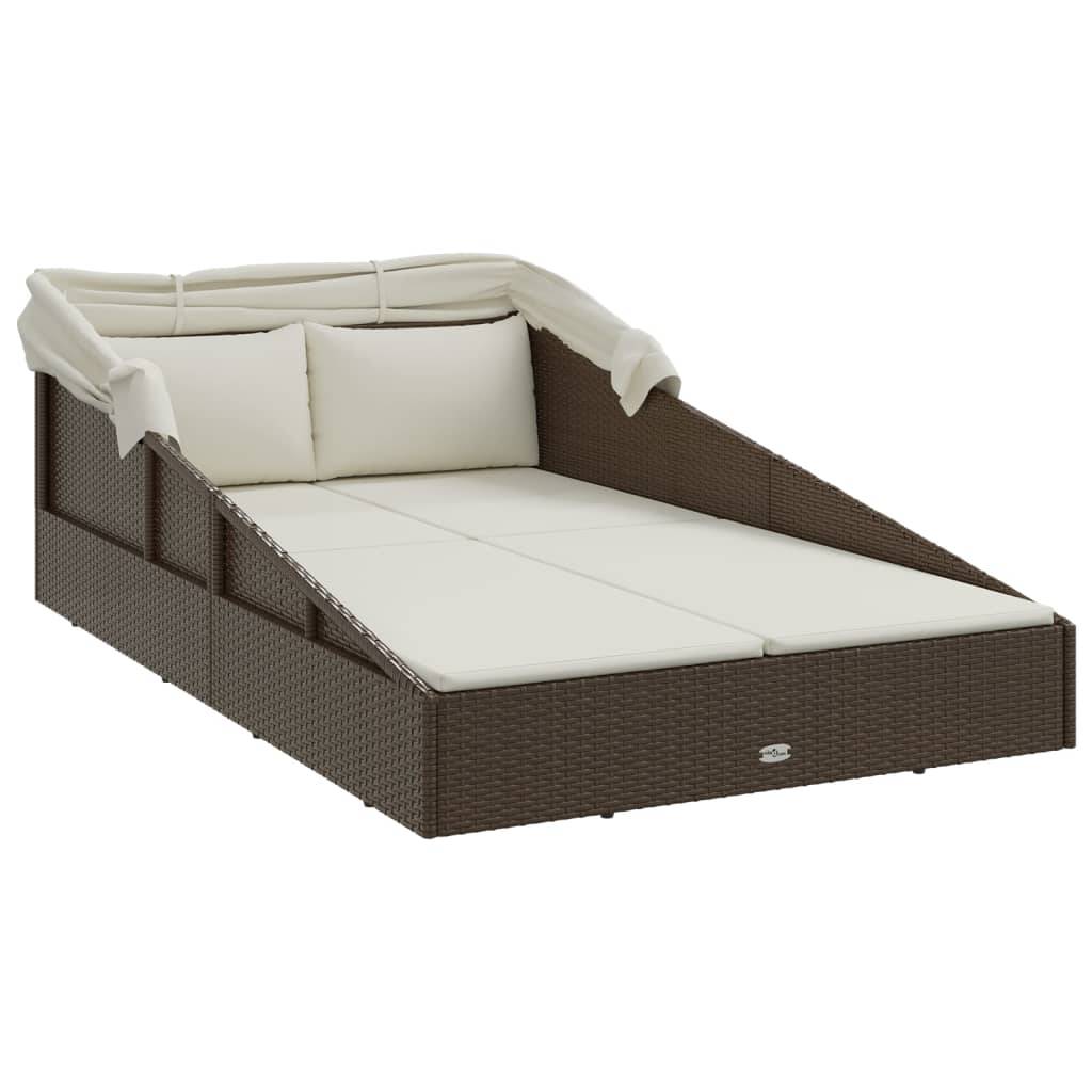 Prolenta Premium - Chaise longue pliante/transat Kaldor Blanc 200 X 114 X 128 cm - P87210B - Image 6