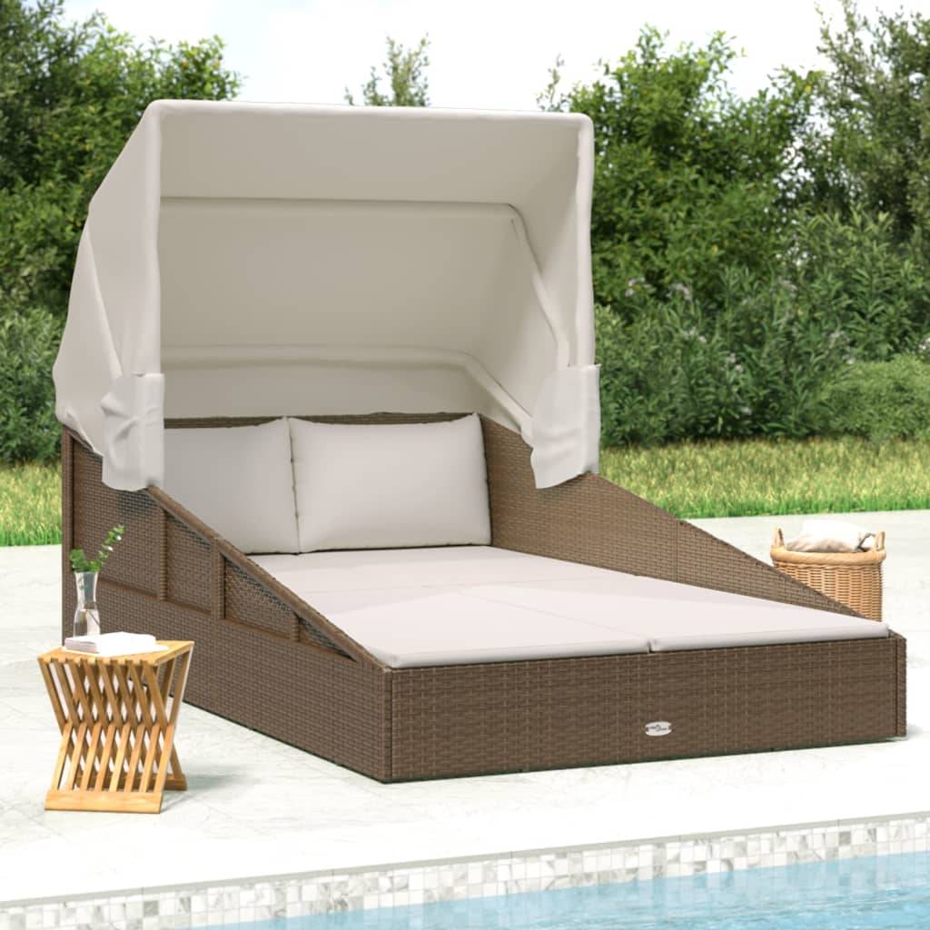 Prolenta Premium - Chaise longue pliante/transat  Kaldor Blanc  200 X 114 X 128 cm  - P87210B