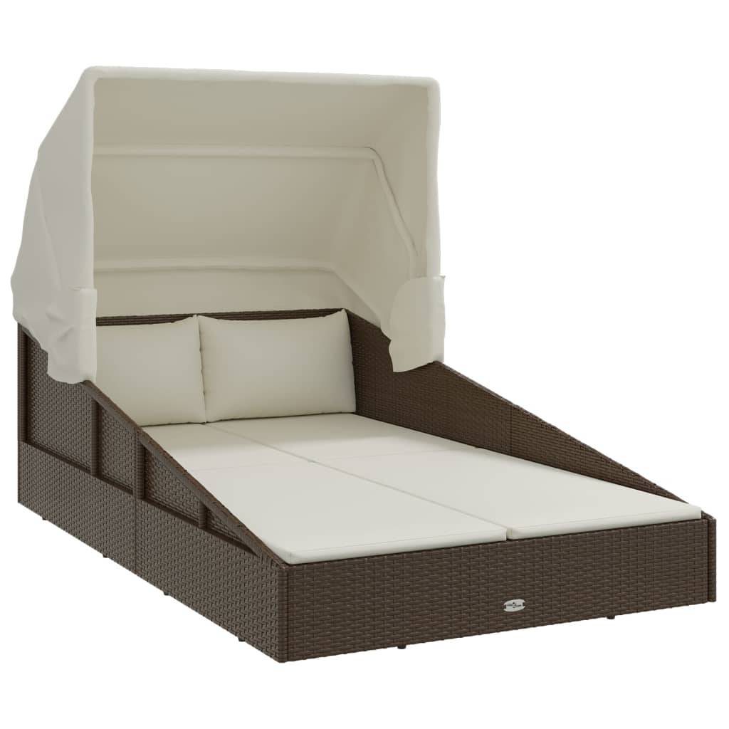 Prolenta Premium - Chaise longue pliante/transat Kaldor Blanc 200 X 114 X 128 cm - P87210B - Image 2