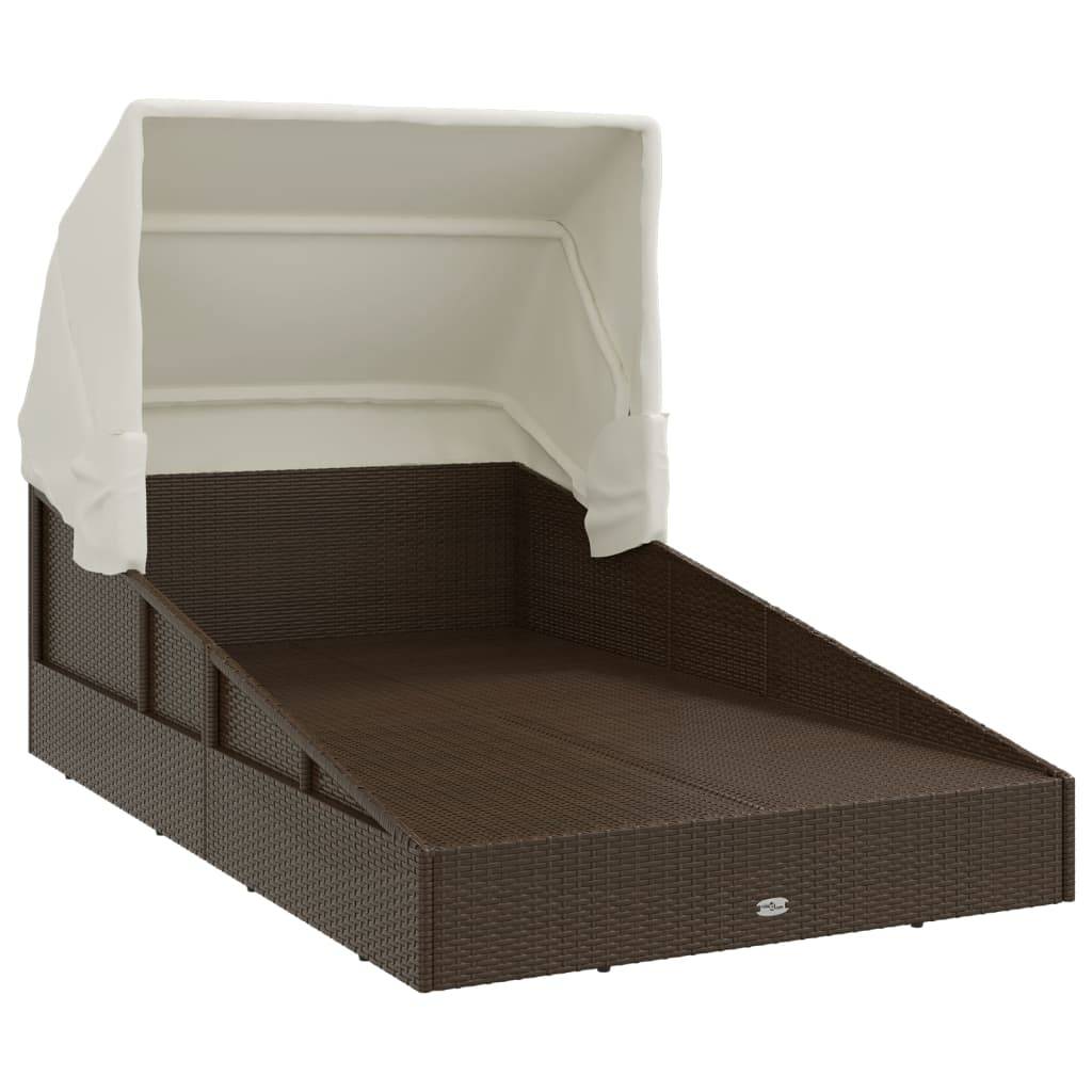 Prolenta Premium - Chaise longue pliante/transat Kaldor Blanc 200 X 114 X 128 cm - P87210B - Image 7