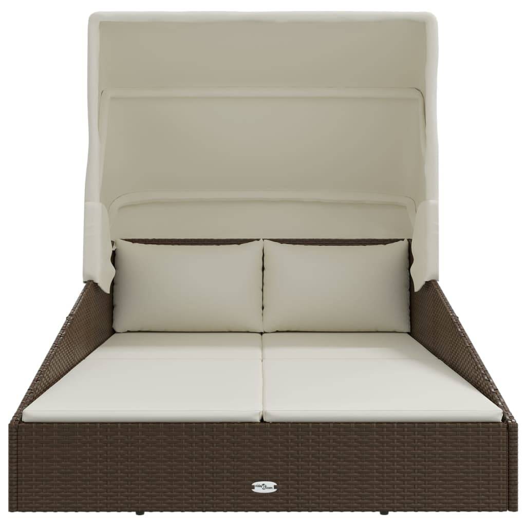 Prolenta Premium - Chaise longue pliante/transat Kaldor Blanc 200 X 114 X 128 cm - P87210B - Image 3
