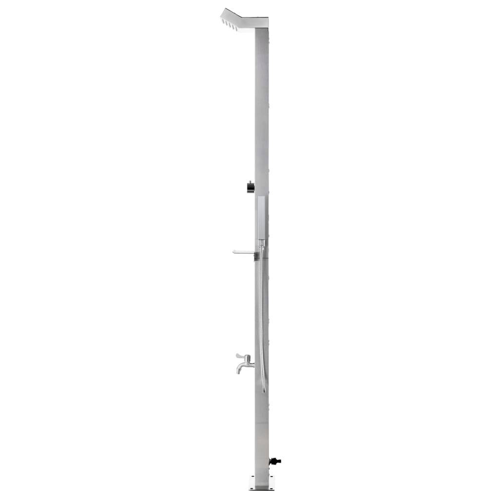 Douche d'extérieur - Douche de jardin 220 cm Acier inoxydable MP356 - Image 4